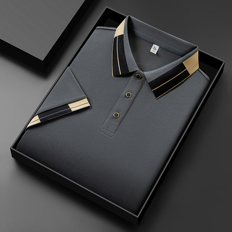 Men's Casual Lapels Short Sleeve