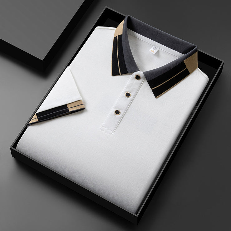 Men's Casual Lapels Short Sleeve