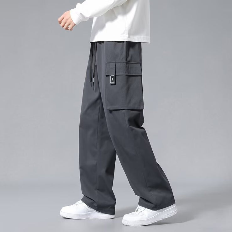 Drawstring Boys Cargo Pants