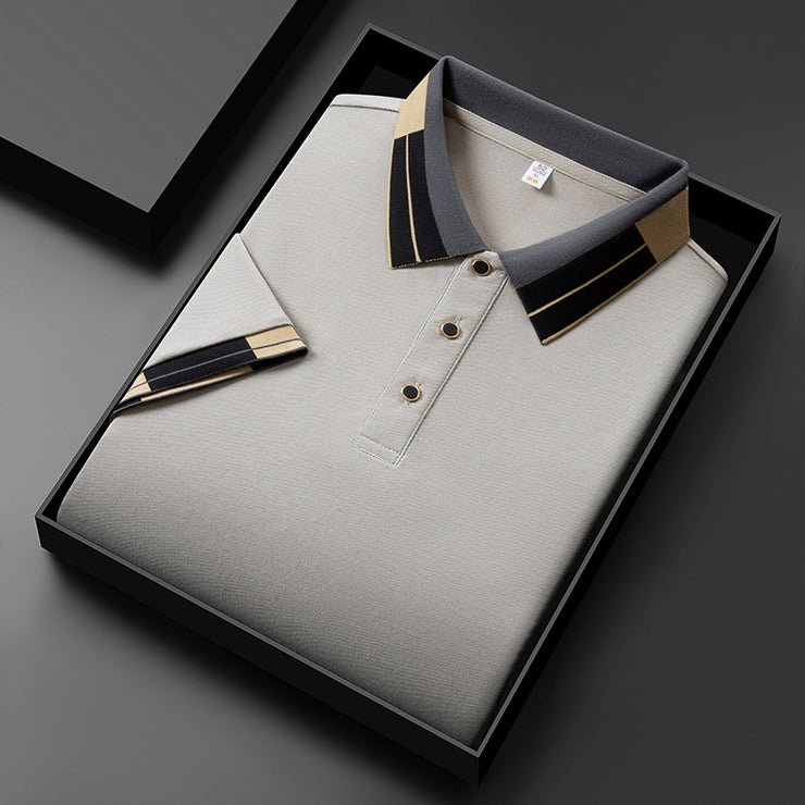 Men's Casual Lapels Short Sleeve