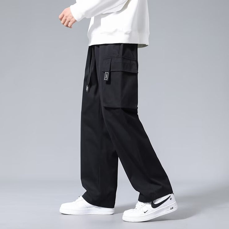 Drawstring Boys Cargo Pants